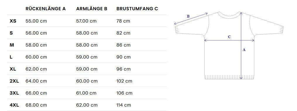 Balldiri 100% Kaschmir Pullover Damen Rundhals 2-fädig nachtblau 2XL - Balldiri & Windhound