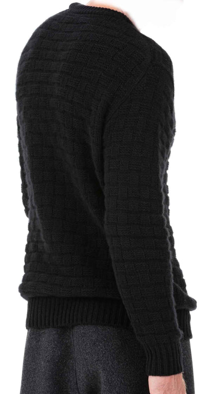 Balldiri 100% Kaschmir Pullover Herren Rundhals 14-fädig