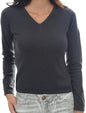Balldiri 100% Kaschmir Damen Langarm Pullover V-Ausschnitt 2-fädig Teil1/2 - Balldiri & Windhound