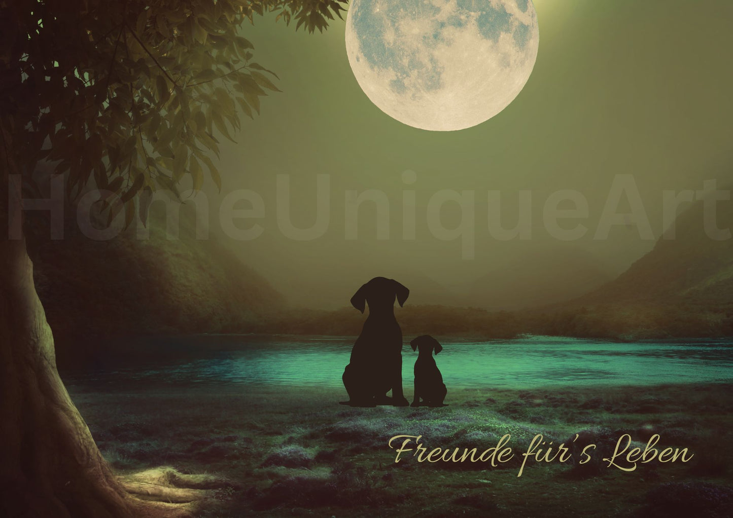 Digitaler Download Bild Foto Bildkunst Dekoration - Balldiri & Windhound