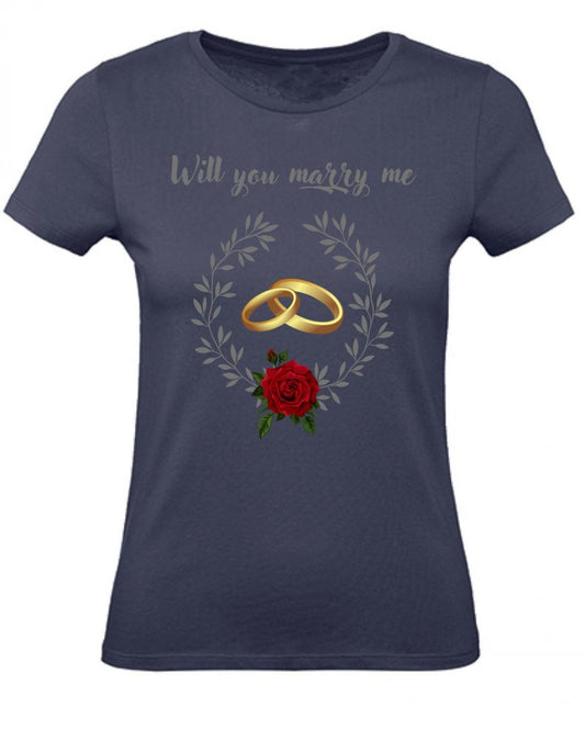 Balldiri T-Shirt Damen Heiratsantrag  XS bis 2XL