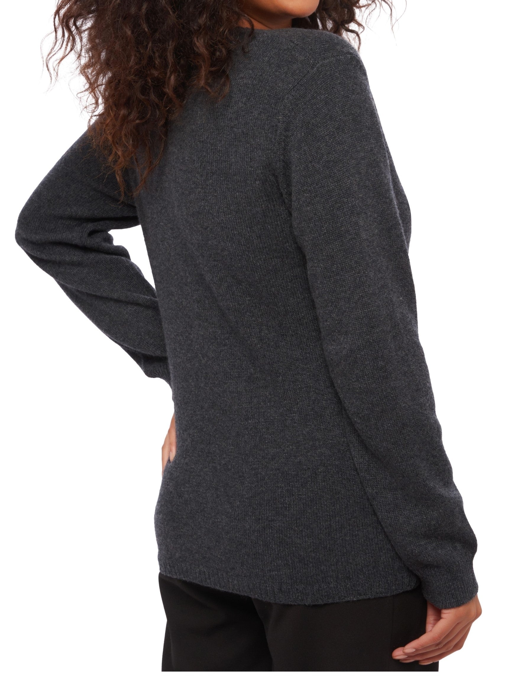 Balldiri 100% Kaschmir Damen langarm Pullover V-Ausschnitt 4-fädig - Balldiri & Windhound