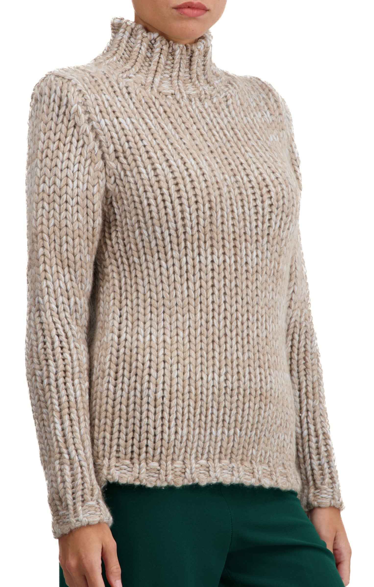 Balldiri Kaschmir Damen Rollkragenpullover 100% 56-fädig