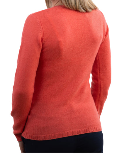 Balldiri 100% Kaschmir Damen langarm Pullover V-Ausschnitt 4-fädig - Balldiri & Windhound