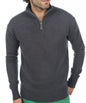 Balldiri Kaschmir Pullover Herren anthrazit 100% Kaschmir Troyer Polo 4-fädig L - Balldiri & Windhound
