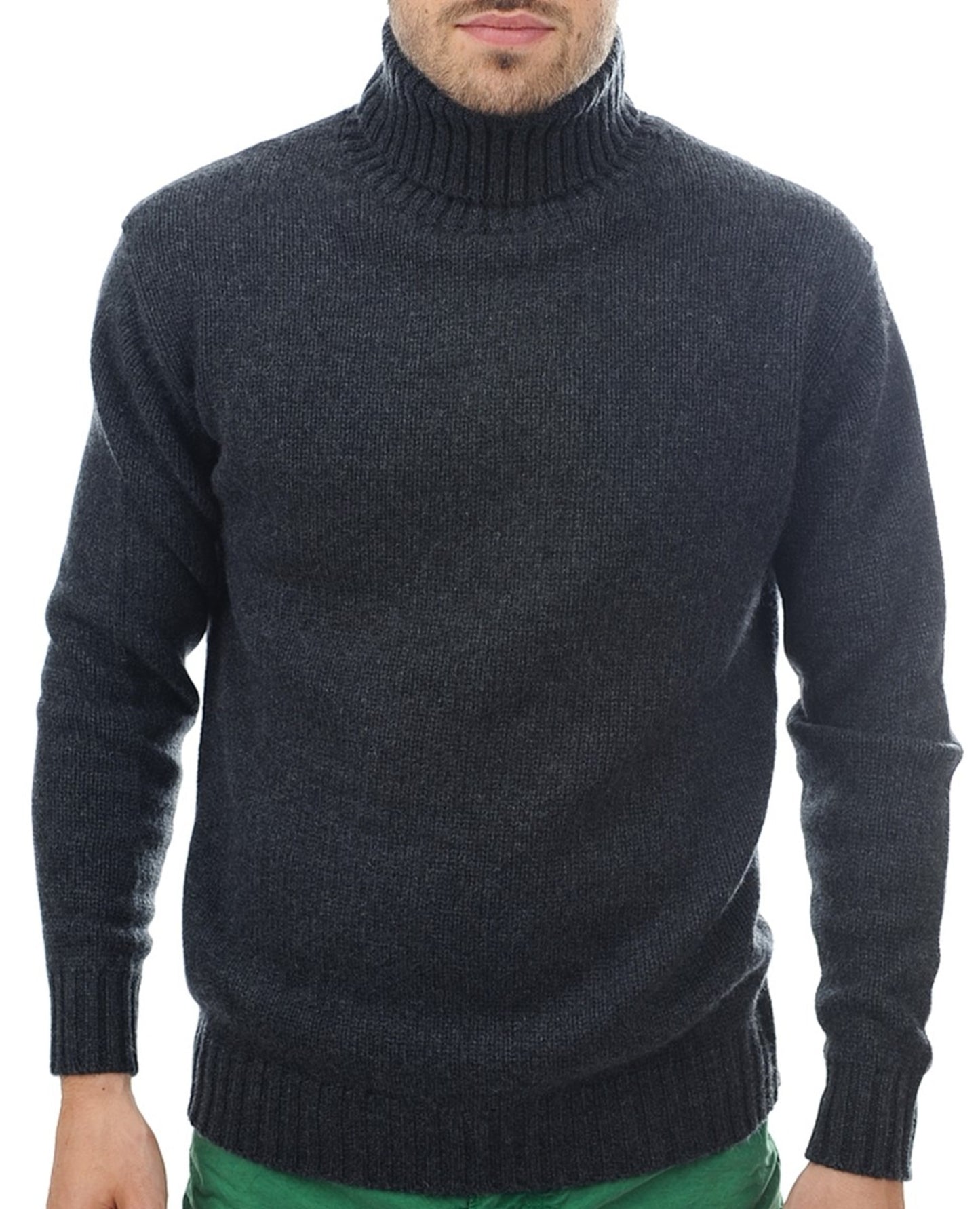 Balldiri 100% Kaschmir Herren Langarm Rollkragen Pullover 10-fädig - Balldiri & Windhound