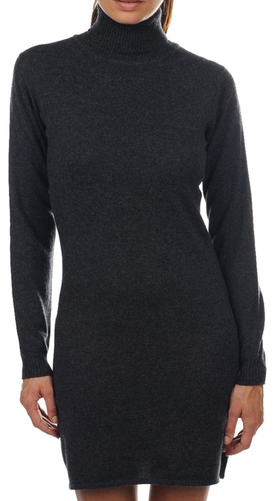 Balldiri 100% Kaschmir Damen Langarm Kleid Rollkragen 2-fädig - Balldiri & Windhound