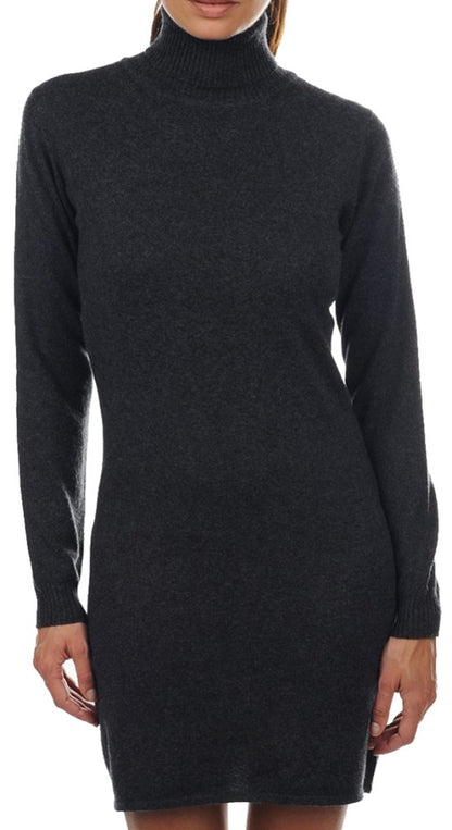 Balldiri 100% Kaschmir Damen Langarm Kleid Rollkragen 2-fädig - Balldiri & Windhound