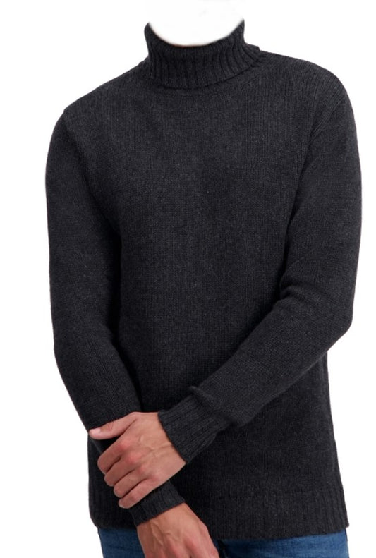 Balldiri 100% Kaschmir Herren langarm  Rollkragen Pullover 8-fädig - Balldiri & Windhound
