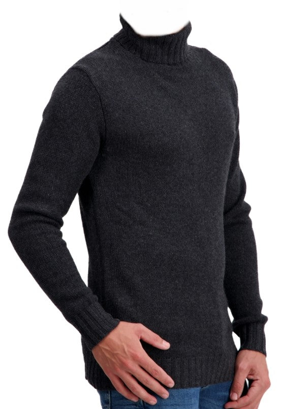 Balldiri 100% Kaschmir Herren langarm  Rollkragen Pullover 8-fädig - Balldiri & Windhound