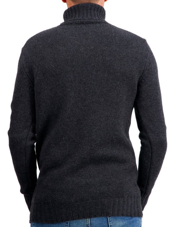Balldiri 100% Kaschmir Herren langarm  Rollkragen Pullover 8-fädig - Balldiri & Windhound