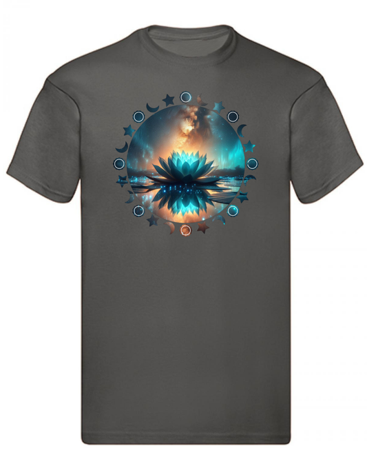 Balldiri T-Shirt Herren Yoga Wellness Lotusblume S bis 5XL