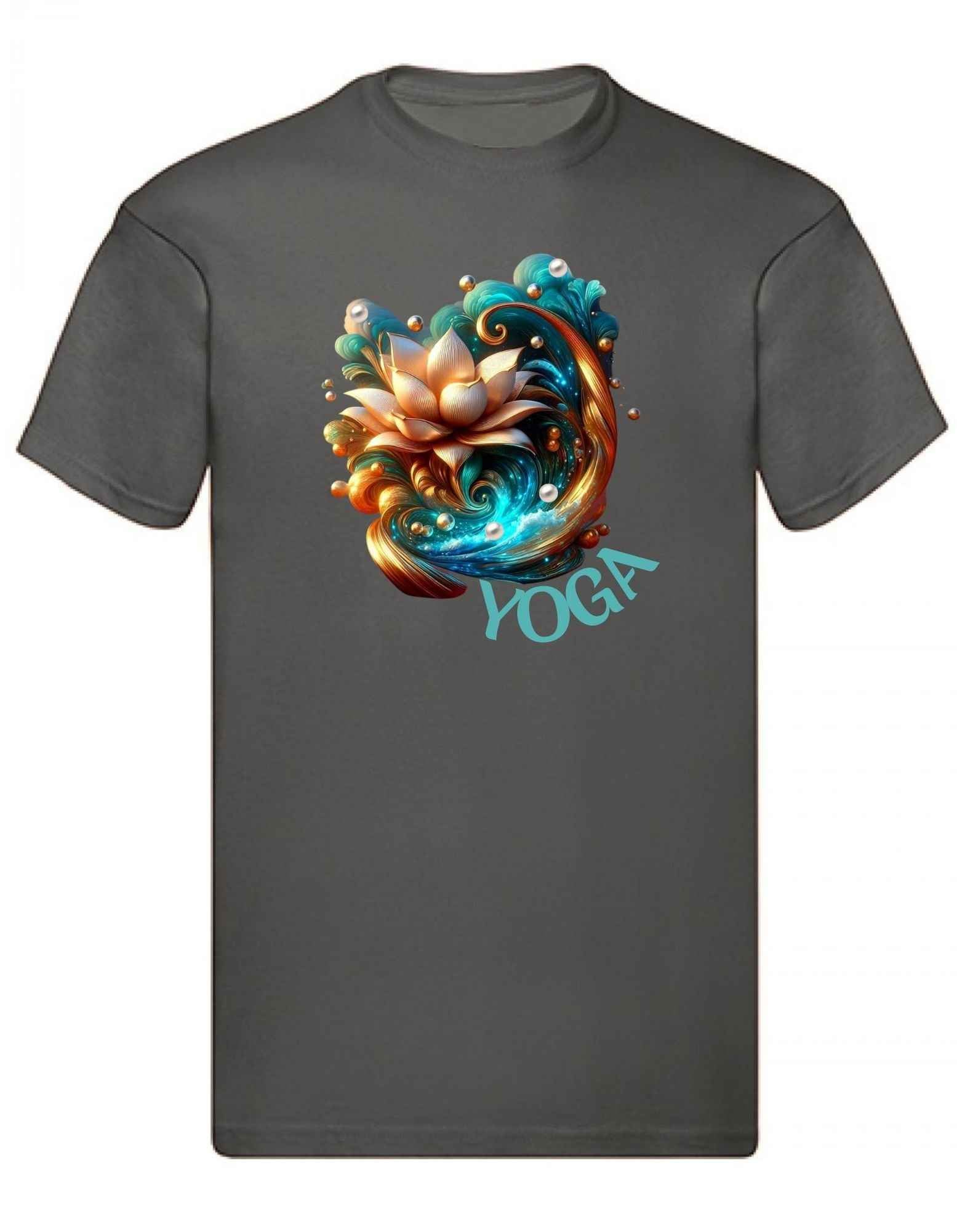 Balldiri T-Shirt Herren Yoga Lotusblume Wellness S bis 5XL