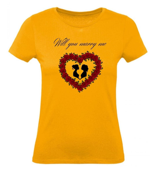 Balldiri T-Shirt Damen Heiratsantrag LGBTQ XS bis 2XL