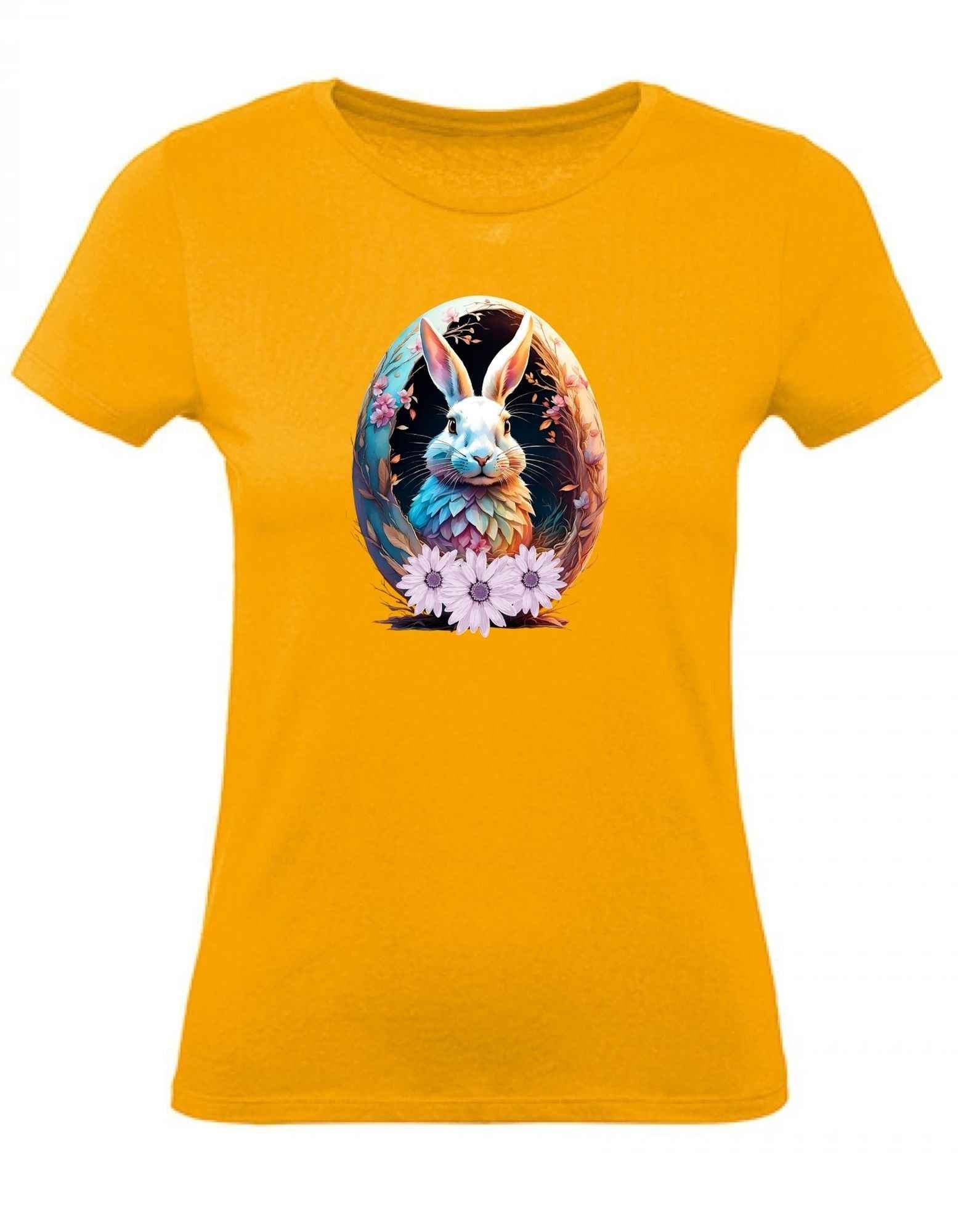 Balldiri T-Shirt Damen Osterei mit Hase XS bis 2XL
