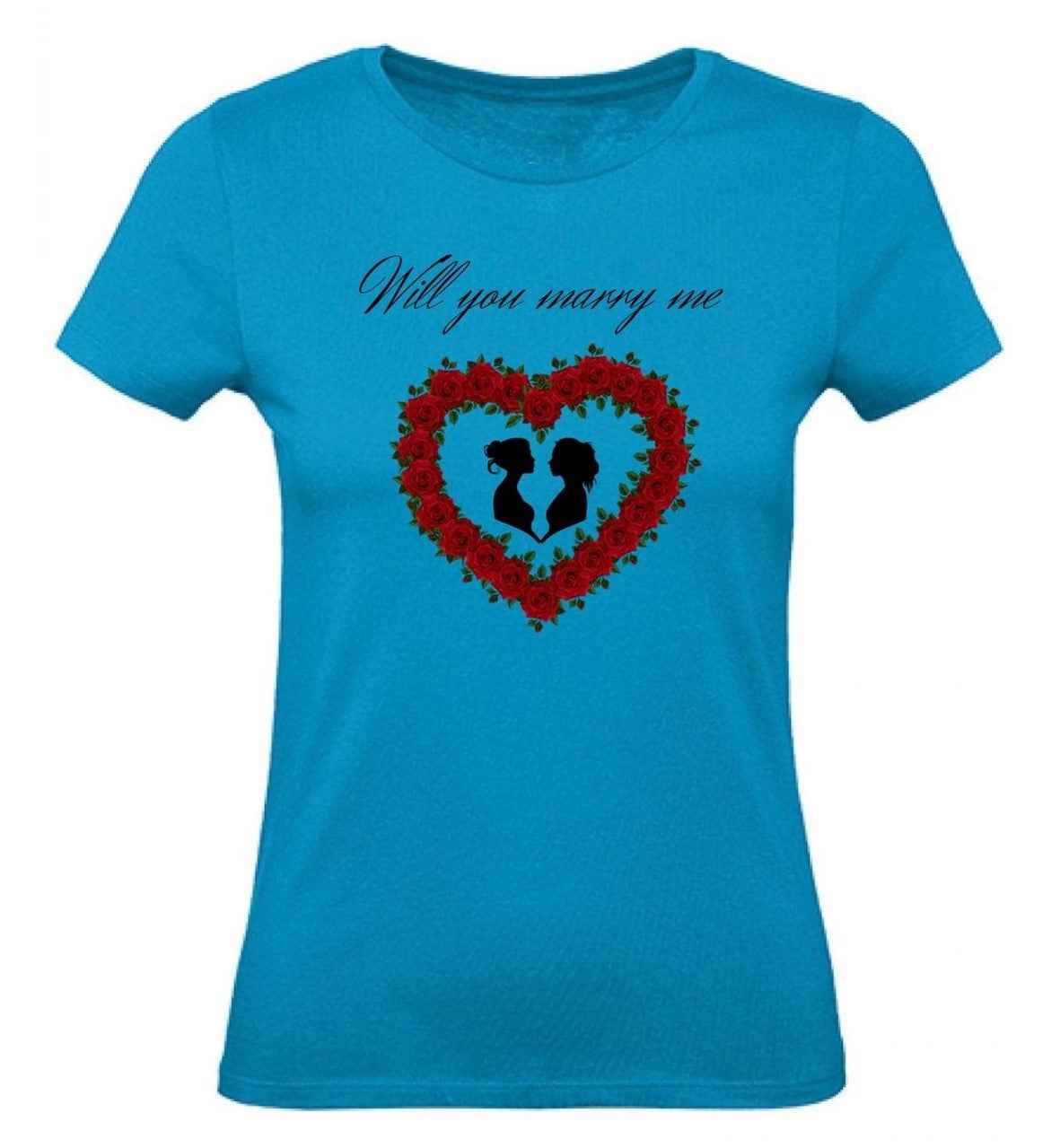 Balldiri T-Shirt Damen Heiratsantrag LGBTQ XS bis 2XL