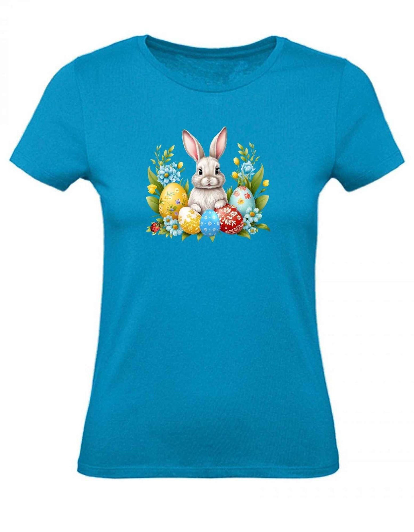 Balldiri T-Shirt Damen Ostern Nest mit Hase XS bis 2XL
