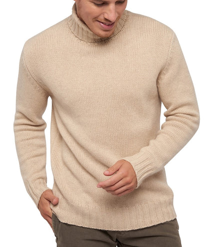 Balldiri 100% Kaschmir Herren Rollkragenpullover 10-fädig für höchsten Komfort
