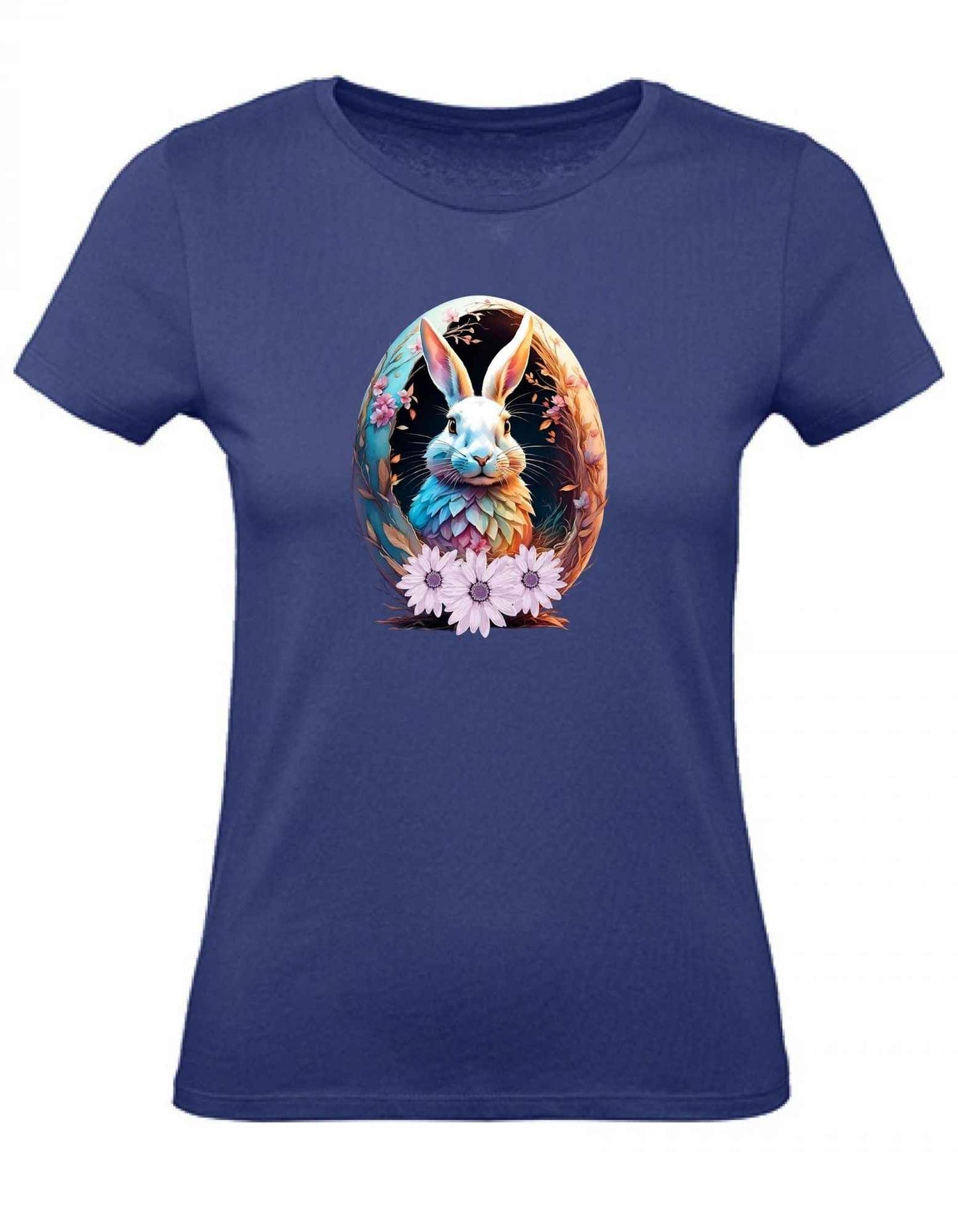 Balldiri T-Shirt Damen Osterei mit Hase XS bis 2XL