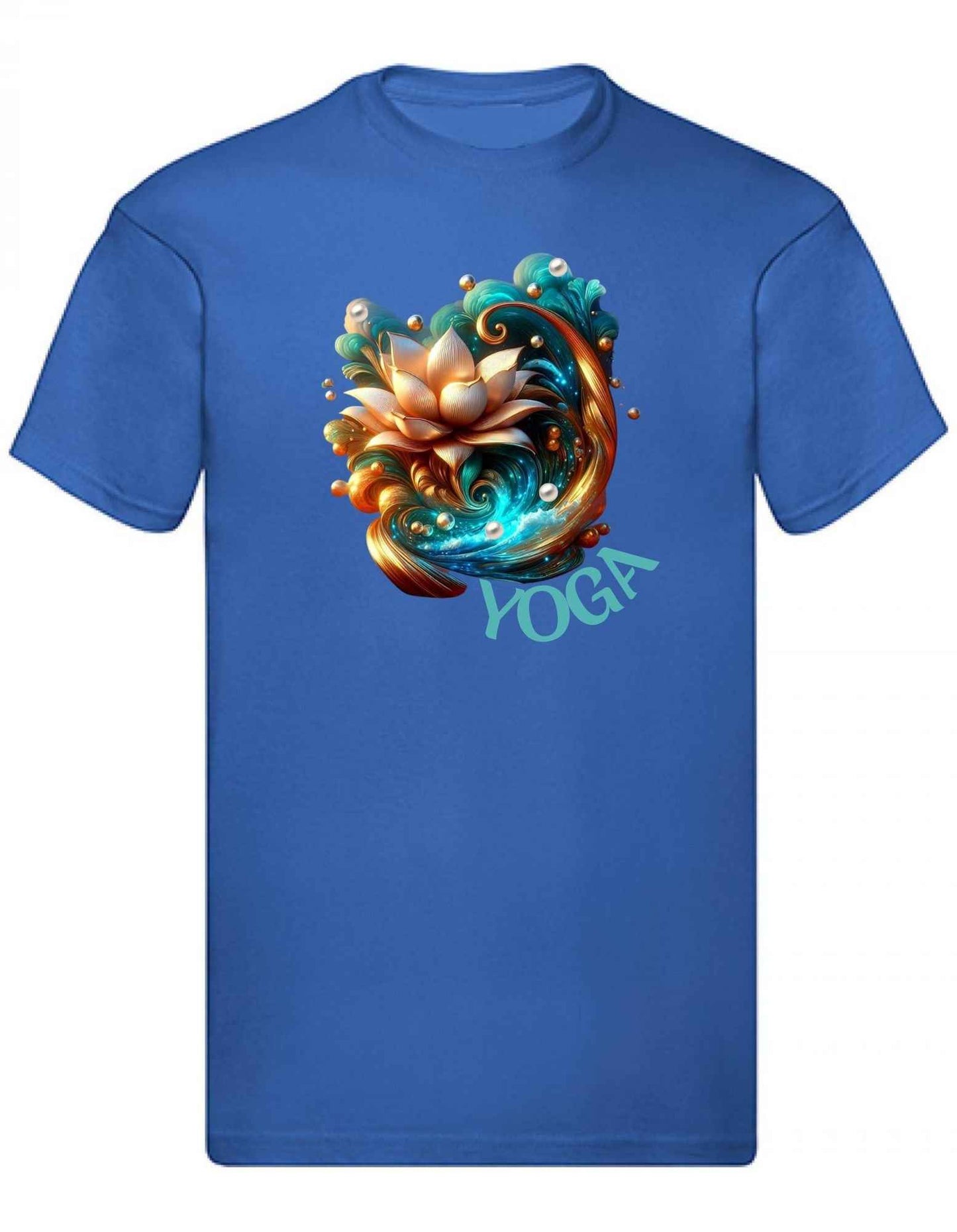 Balldiri T-Shirt Herren Yoga Lotusblume Wellness S bis 5XL