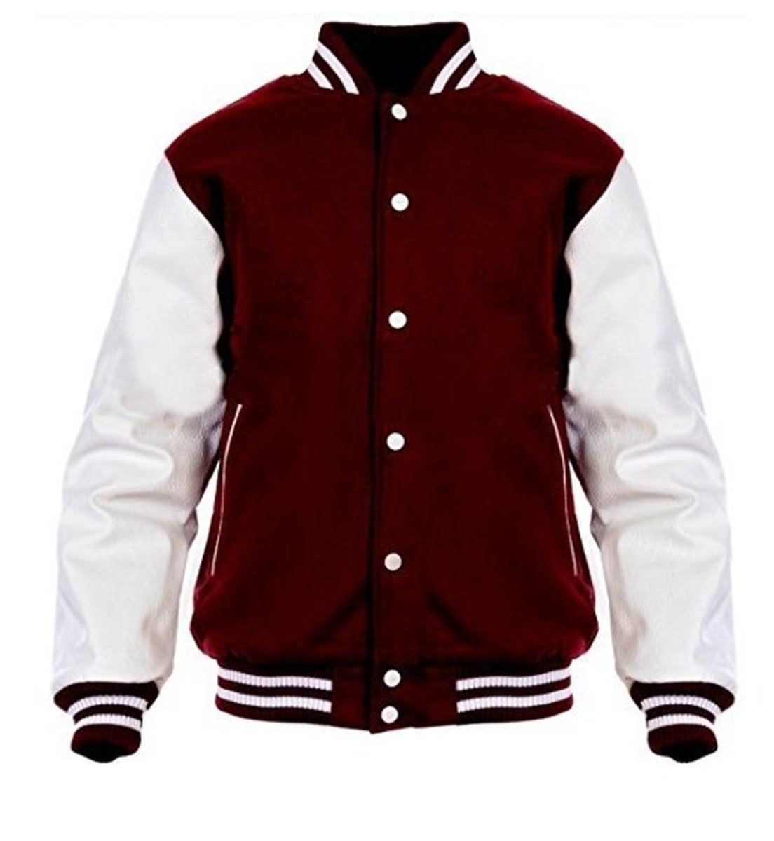 Windhound Collegejacke Retro 90er 80er mit Lederärmeln - Balldiri & Windhound