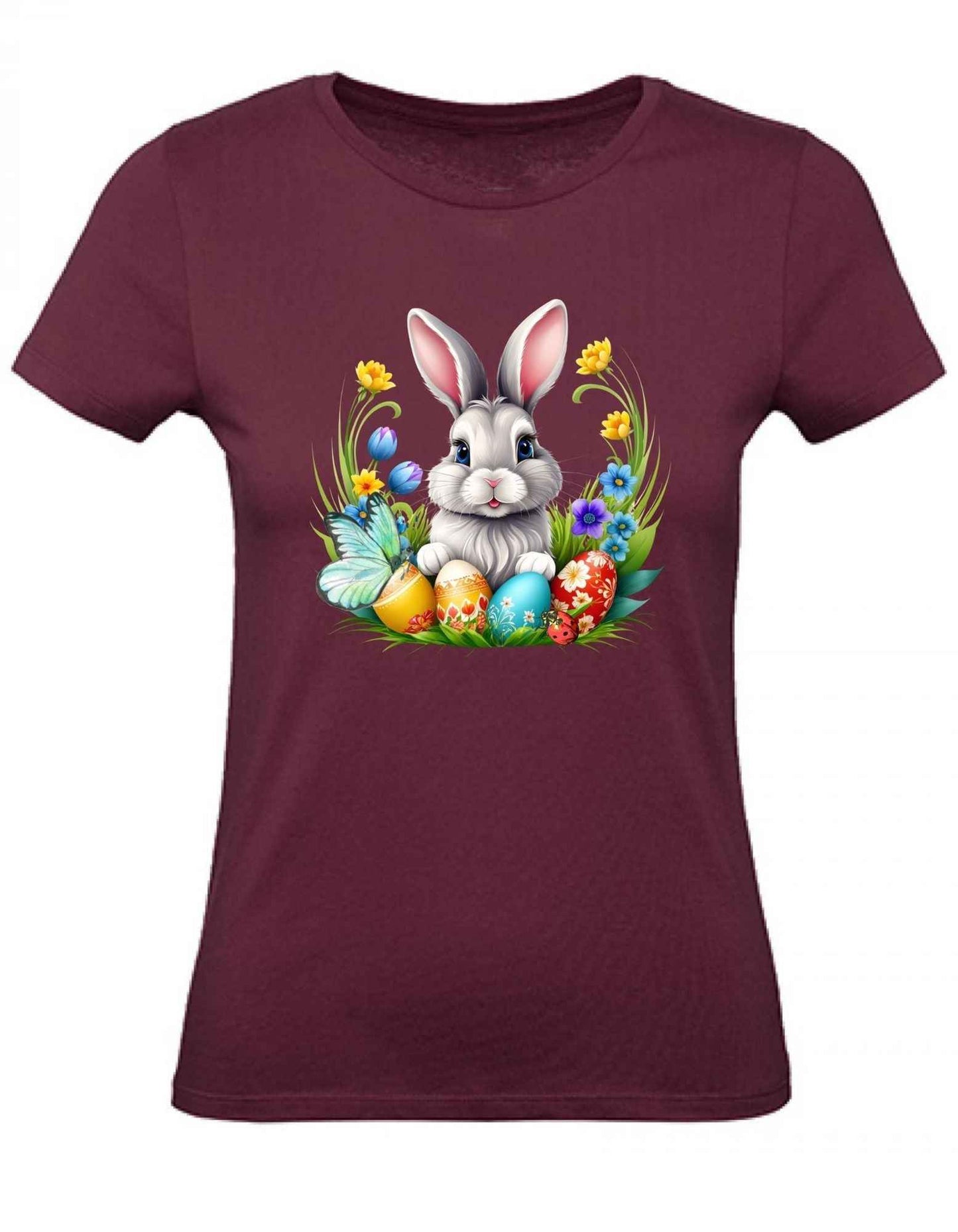 Balldiri T-Shirt Damen Osterhase mit Eiern XS bis 2XL