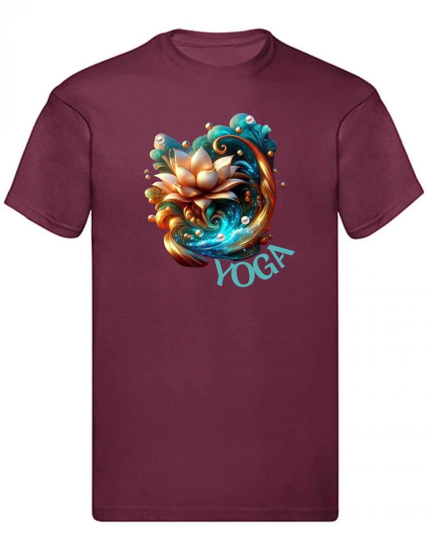 Balldiri T-Shirt Herren Yoga Lotusblume Wellness S bis 5XL