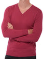 Balldiri 100% Kaschmir Herren Langarm Pullover mit V-Ausschnitt 2-fädig - Balldiri & Windhound
