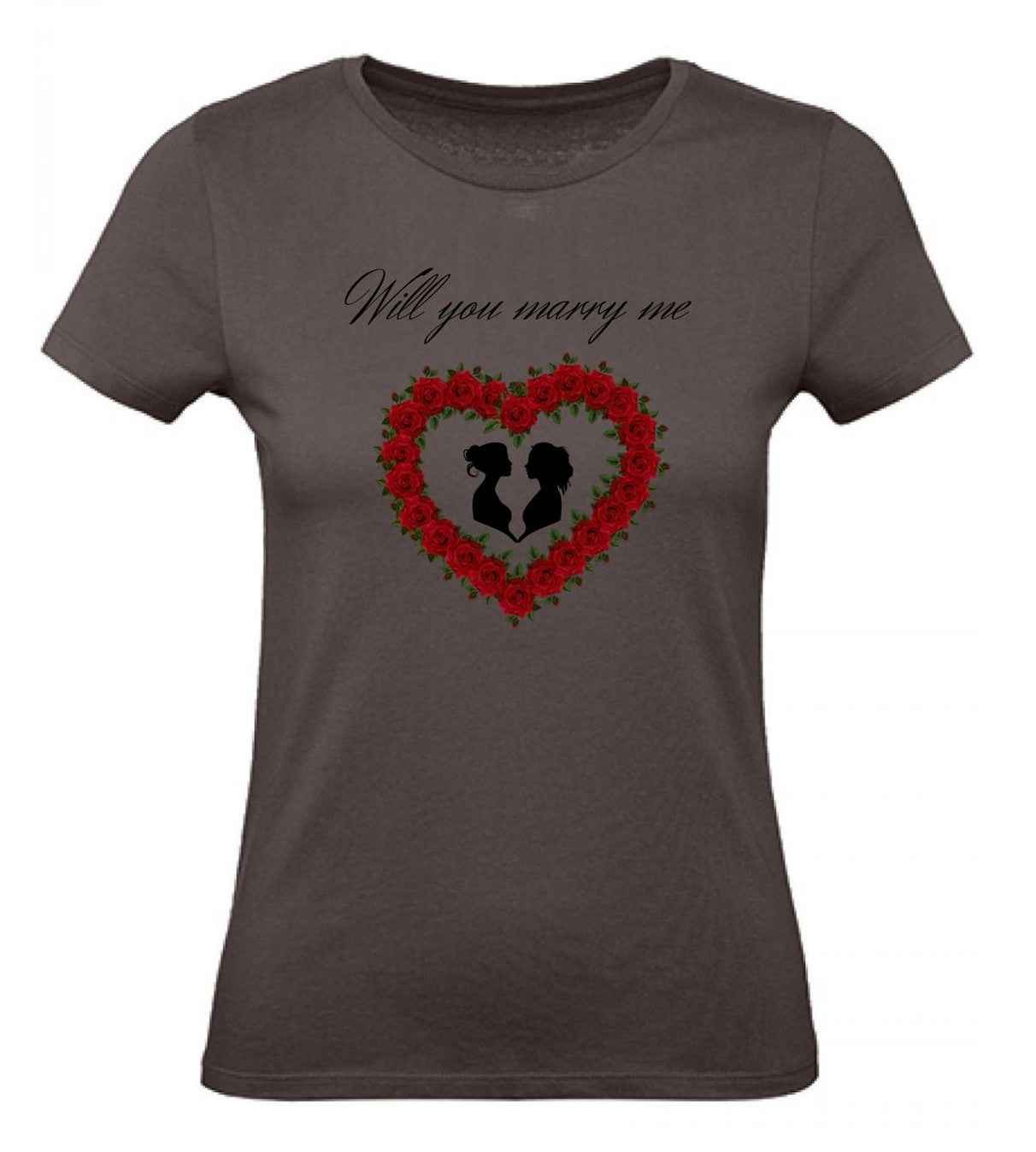 Balldiri T-Shirt Damen Heiratsantrag LGBTQ XS bis 2XL