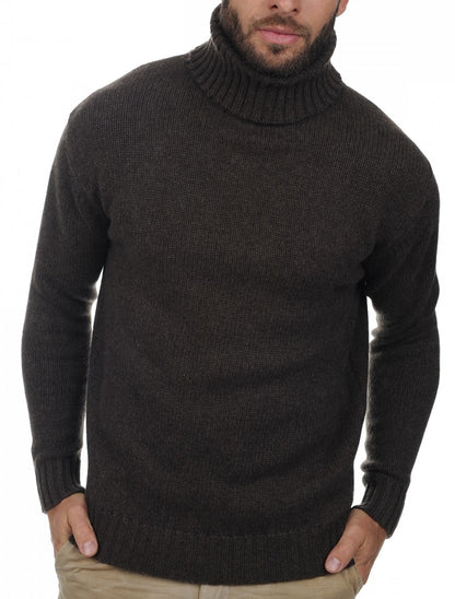 Balldiri 100% Kaschmir Herren Rollkragenpullover 10-fädig für höchsten Komfort