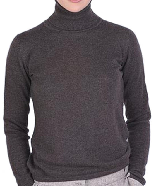 Balldiri 100% Kaschmir Damen Langarm Pullover Rollkragen o. Bündchen 2-fädig - Balldiri & Windhound