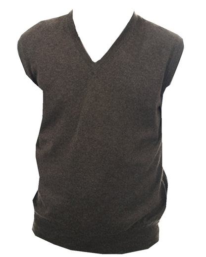 Balldiri 100% Kaschmir Herren Pullunder V-Ausschnitt 2-fädig - Balldiri & Windhound