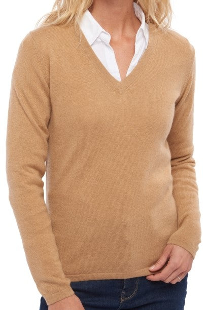 Balldiri 100% Kaschmir Damen Langarm Pullover V-Ausschnitt 2-fädig Teil1/2 - Balldiri & Windhound
