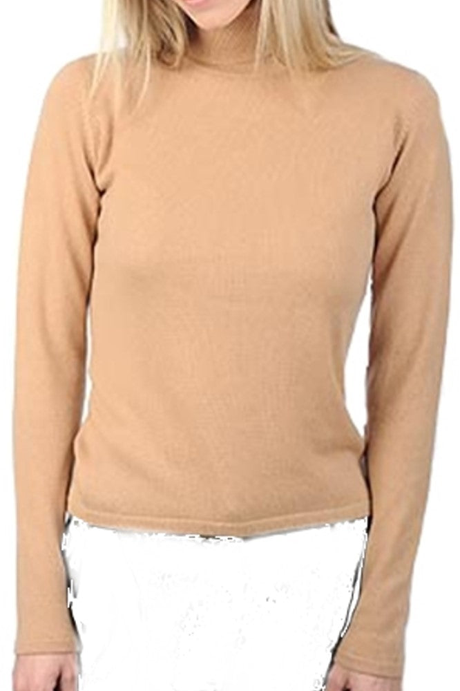 Balldiri 100% Kaschmir Damen Langarm Pullover Rollkragen o. Bündchen 2-fädig - Balldiri & Windhound