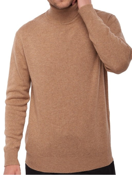 Balldiri 100% Kaschmir Herren Langarm Rollkragen Pullover 4-fädig - Balldiri & Windhound