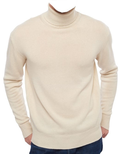 Balldiri 100% Kaschmir Herren Langarm Rollkragen Pullover 4-fädig - Balldiri & Windhound