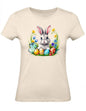 Balldiri T-Shirt Damen Osterhase mit Eiern XS bis 2XL