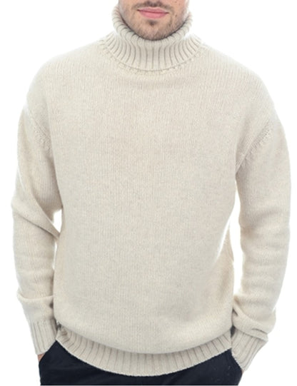 Balldiri 100% Kaschmir Herren Langarm Rollkragen Pullover 10-fädig - Balldiri & Windhound