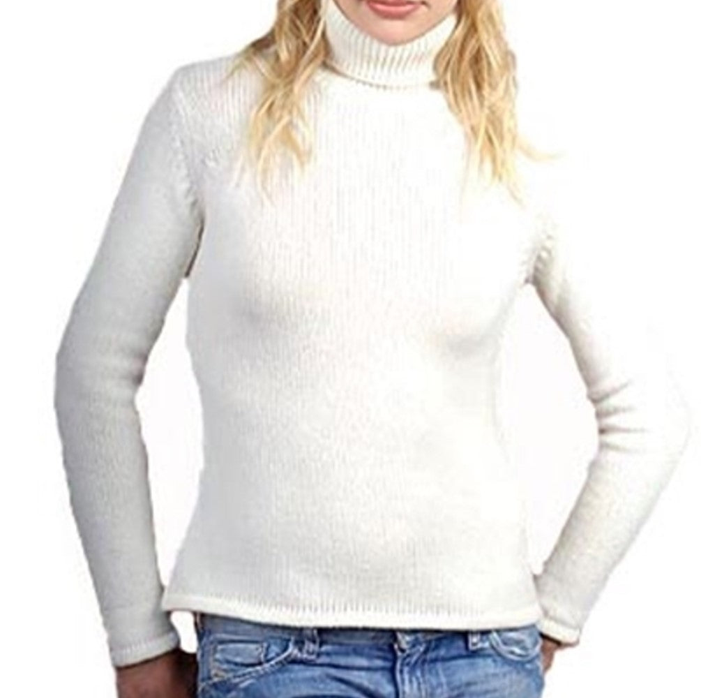 Balldiri 100% Kaschmir Damen Langarm Pullover Rollkragen 8-fädig - Balldiri & Windhound