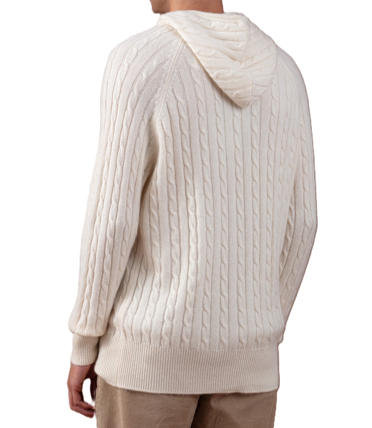 Balldiri 100% Kaschmir Hoodie Herren Kapuzenpullover 4-fädig