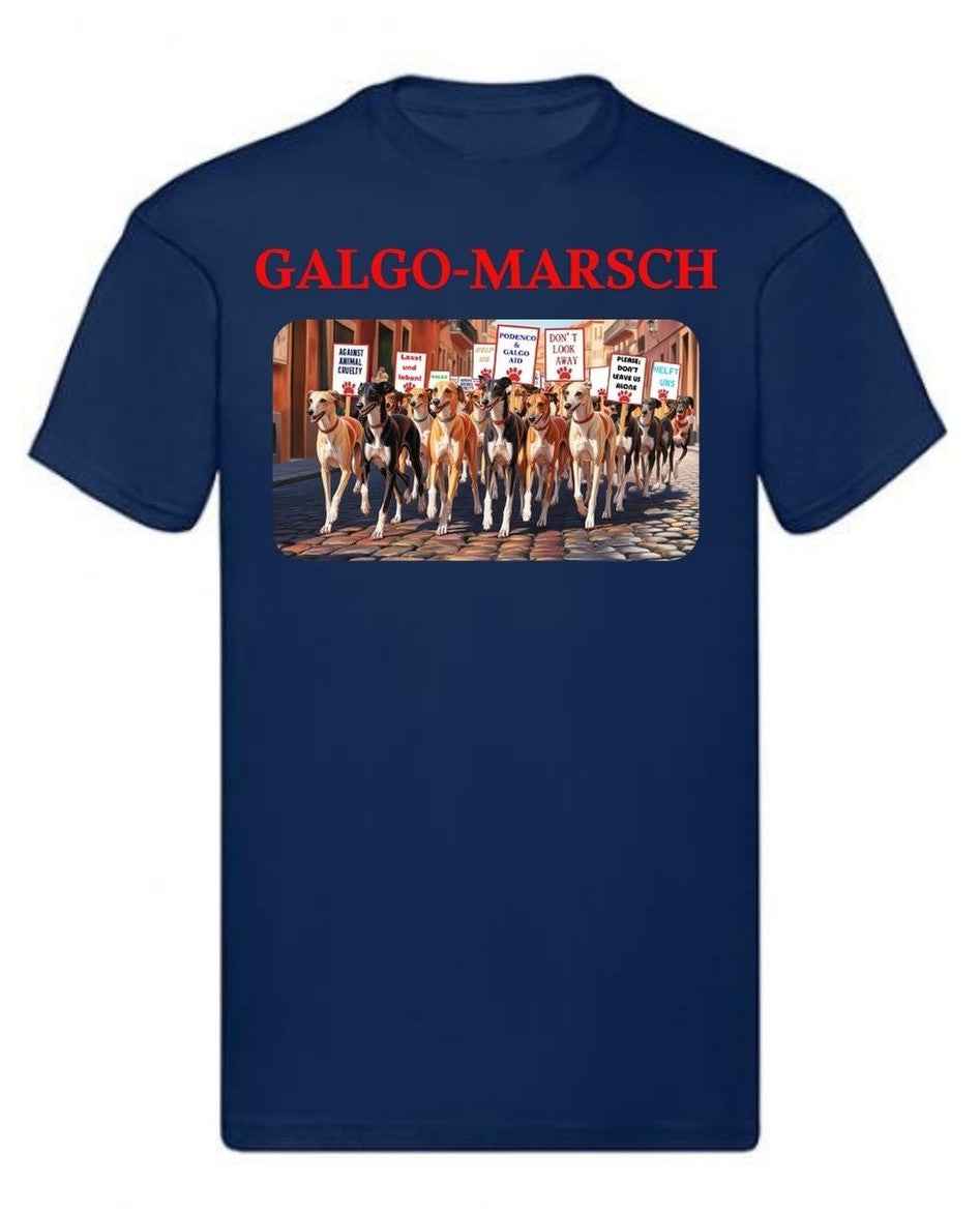 Balldiri T-Shirt Herren Galgo Marsch S bis 5XL