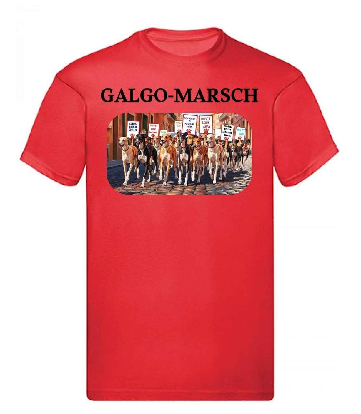 Balldiri T-Shirt Herren Galgo Marsch S bis 5XL