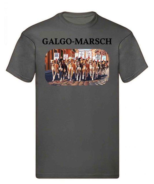 Balldiri T-Shirt Herren Galgo Marsch S bis 5XL