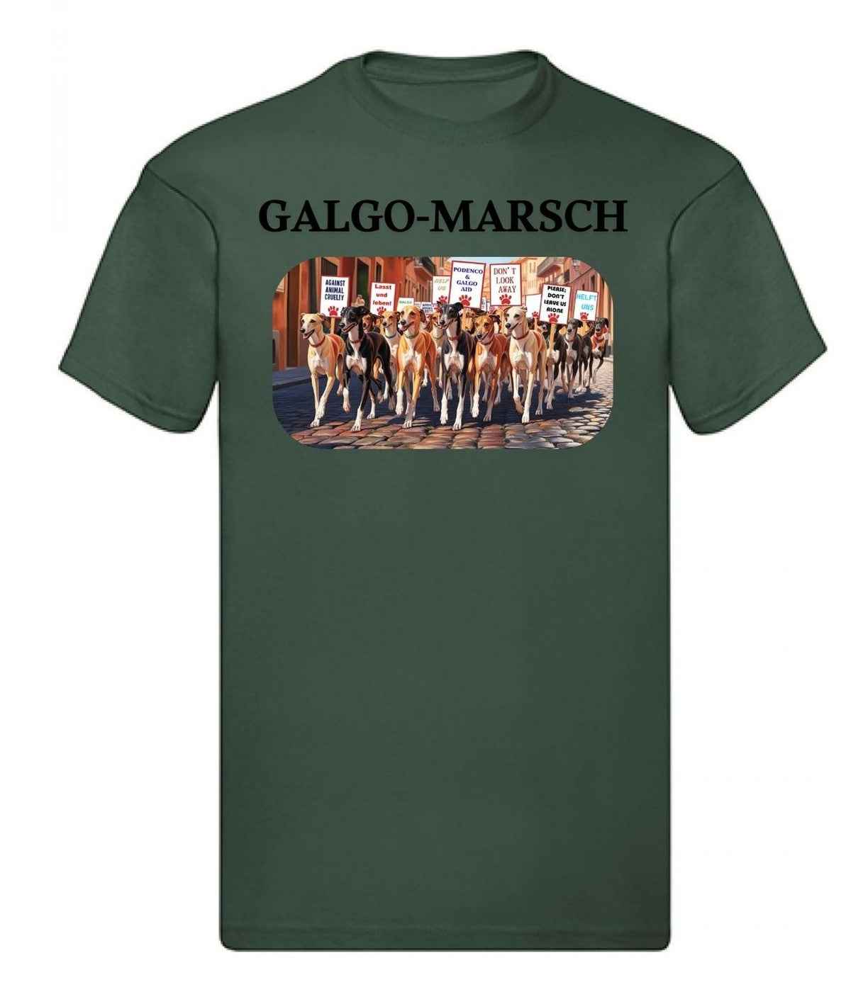 Balldiri T-Shirt Herren Galgo Marsch S bis 5XL