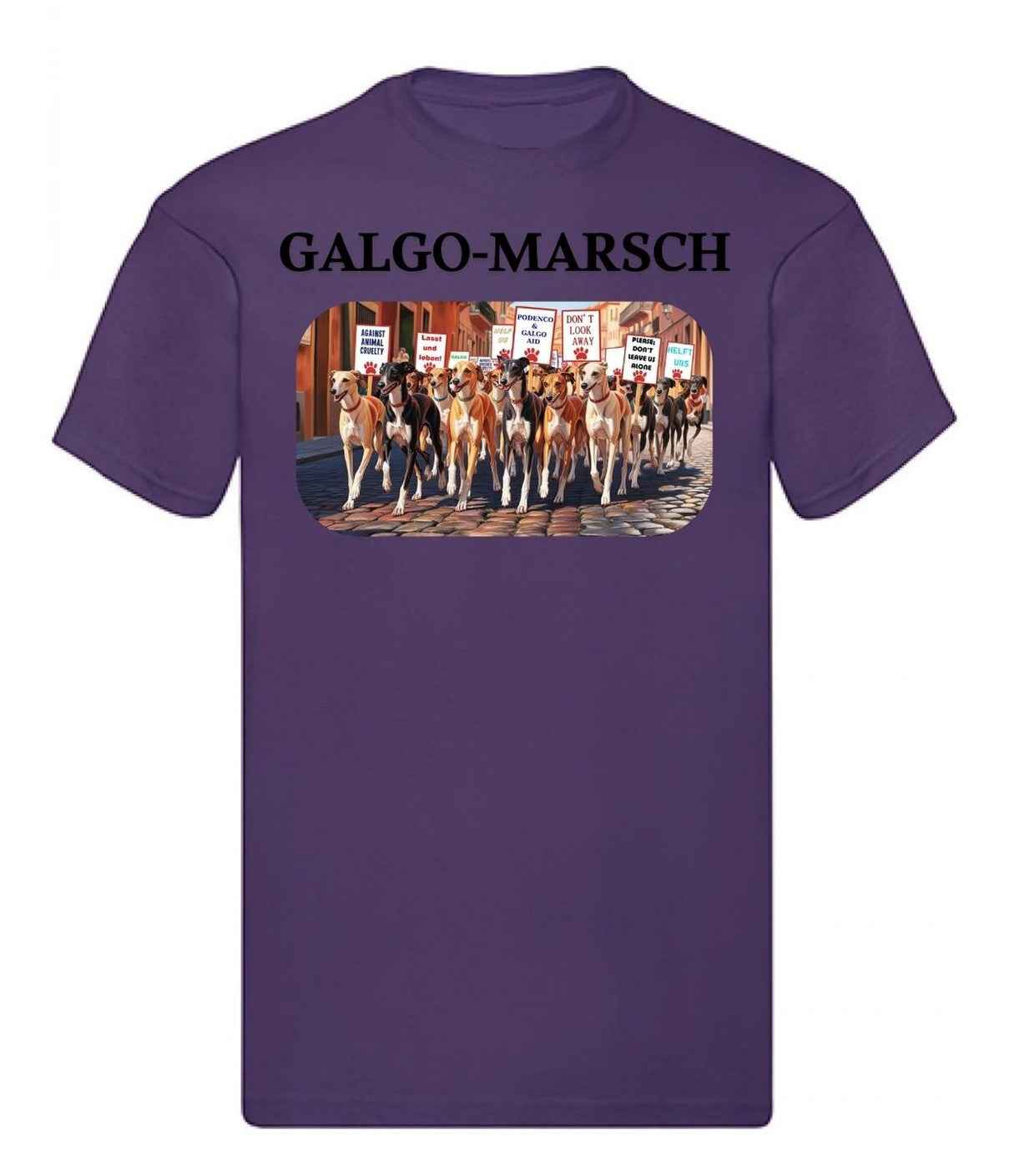 Balldiri T-Shirt Herren Galgo Marsch S bis 5XL