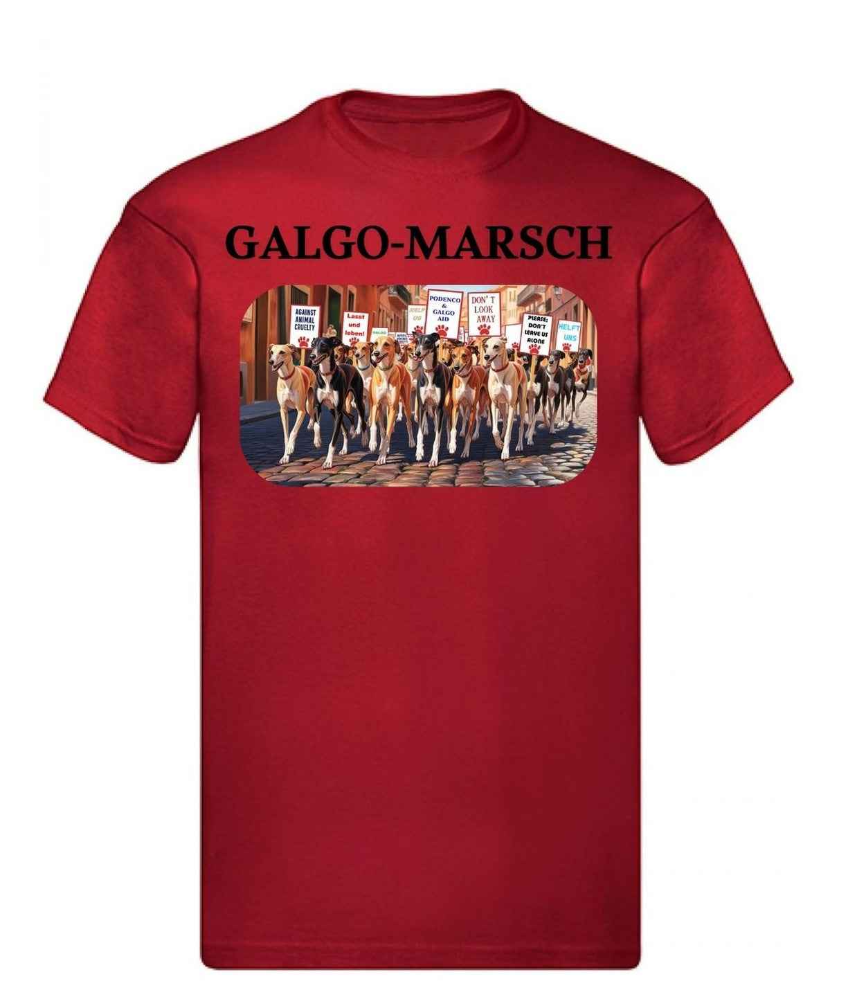 Balldiri T-Shirt Herren Galgo Marsch S bis 5XL