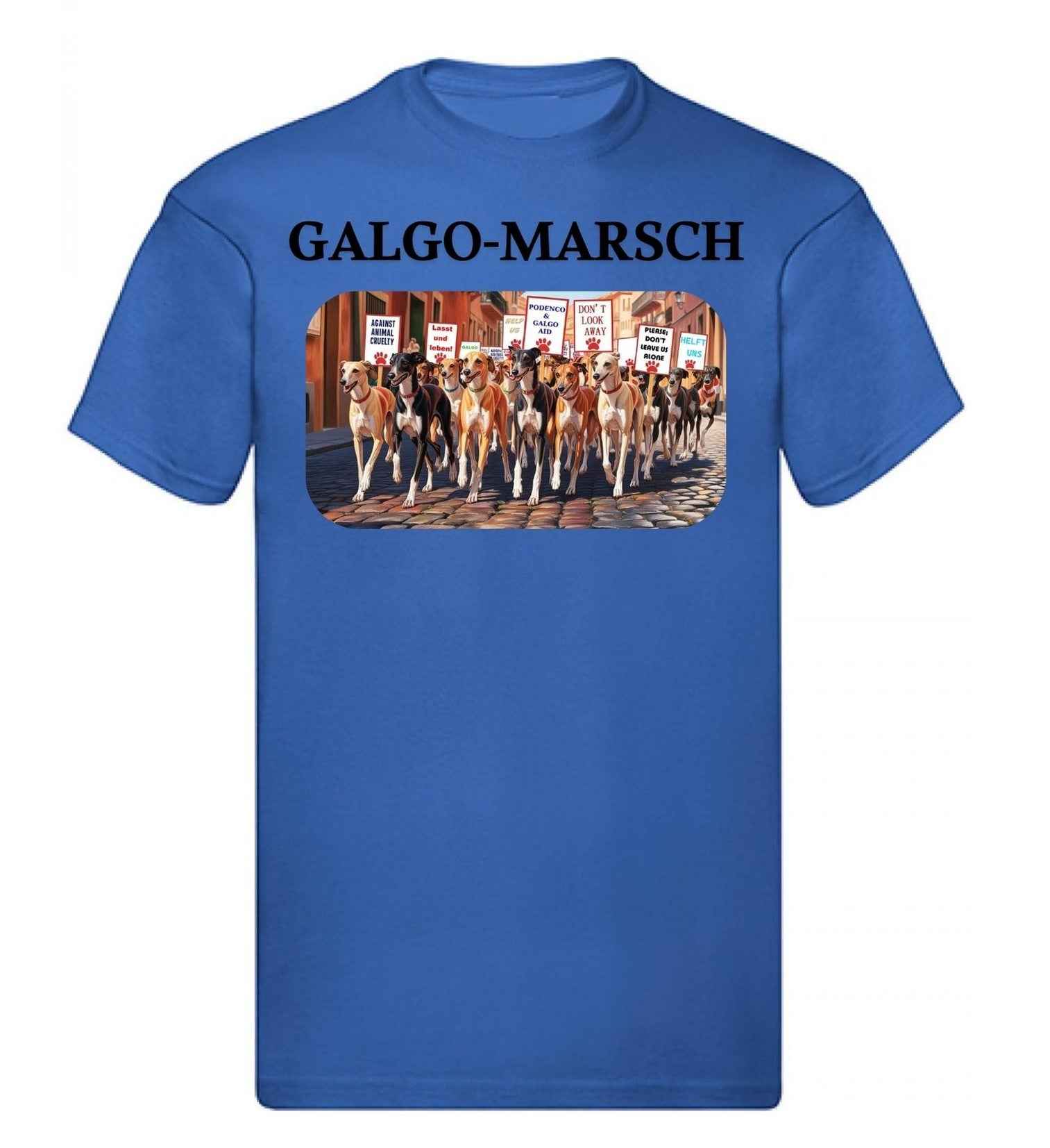 Balldiri T-Shirt Herren Galgo Marsch S bis 5XL
