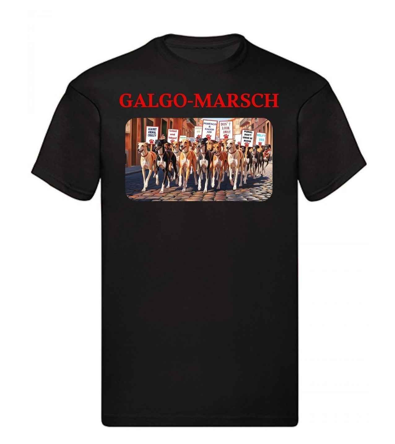 Balldiri T-Shirt Herren Galgo Marsch S bis 5XL
