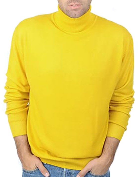 Balldiri 100% Kaschmir Herren Langarm Rollkragen Pullover 2-fädig - Balldiri & Windhound