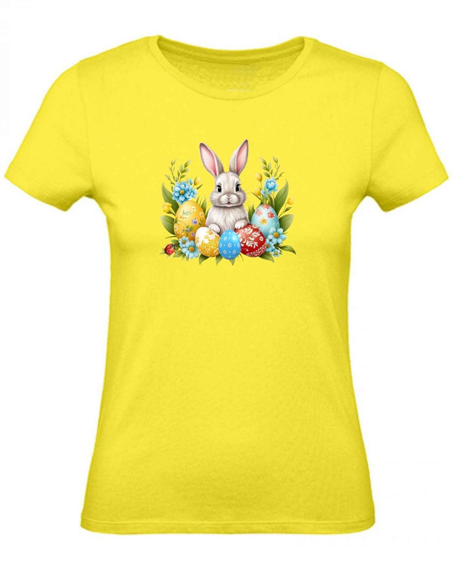 Balldiri T-Shirt Damen Ostern Nest mit Hase XS bis 2XL
